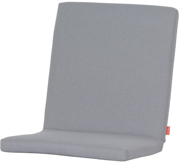 ASTER Sesselauflage 100cm Dessin Fish Bone silber, 100 % recyceltes Polyester