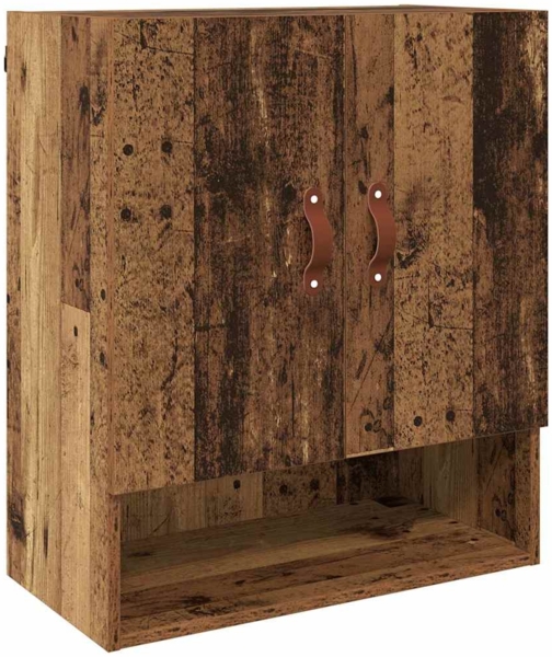 vidaXL Wandschrank Wandmontiert Altholz 60 x 31 x 70 cm Holzwerkstoff 879531