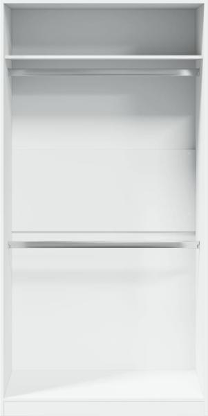 vidaXL Kleiderschrank Weiß 100x50x200 cm Holzwerkstoff 3307801 Bild 3
