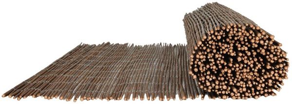 Weidenmatte 150x50 cm Sichtschutz und Winterschutz witterungsbeständiges Naturprodukt mit stabil verwebtem Draht individuell kürzbar