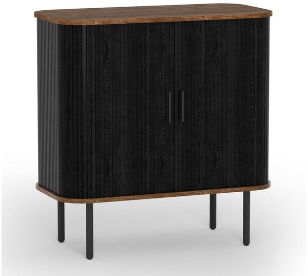 FiveWillowise Sideboard Vielfältiger Aufbewahrungsschrank, Küchenschrank mit 2 Schiebetüren (1 St), Anrichte, Buffetschrank, Kaffeebar-Schrank, 80 x 40 x 82cm