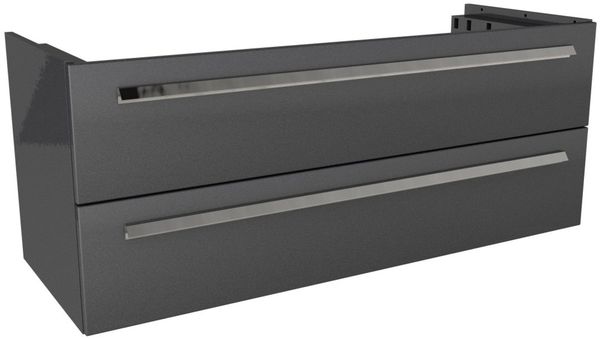 LANZET K1 Waschbeckenunterschrank 120 cm breit, Anthrazit