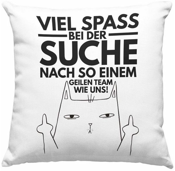 Trendation Dekokissen Trendation - Jobwechsel Kissen Geschenk Neuer Job Abschied Abschiedsge