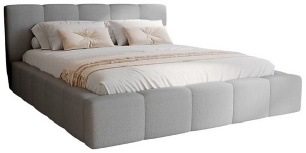 Compleo Polsterbett Wolkenbett modern und elegant, Designerbett LARAS (TOPSELLER Stauraumbett MADE IN EU), mit Bettkasten und Lattenrost Bild 4