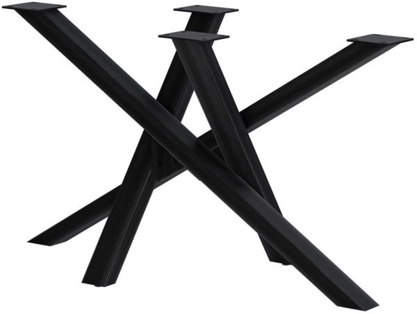 TPFLiving Tischbein Sediro, Tischkufen im Industrial-Design aus Vierkantstahl