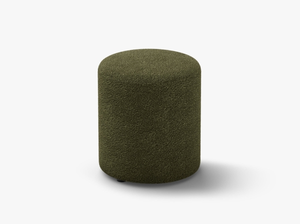 Micadoni Pouf Dia 40cm Boucle Rolf Grün