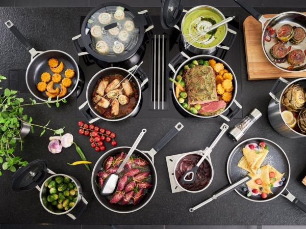 RÖSLE Topf-Set Silence® Pro Topfset 6tlg, Edelstahl / Silikon Bild 3