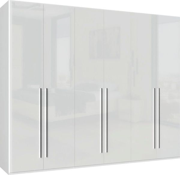 Places of Style Kleiderschrank Piano, UV lackiert, hochglänzend in beige oder weiß, FSC-zertifiziert (Made in Europe) in vielen Breiten, Höhe 224cm, mit Soft-Close Funktion