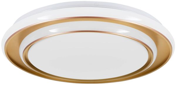 Eglo LED Deckenleuchte Moschetta gold weiß Ø 40 x 7 cm warmweiß-kaltweiß
