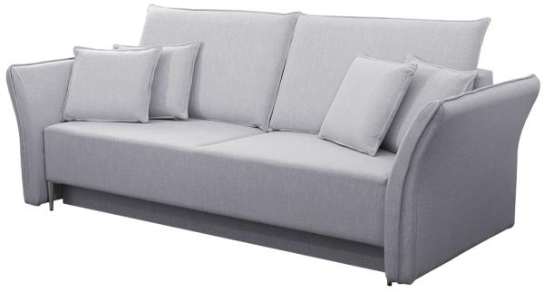 Schlafsofa Mokoli (Farbe: Terra 6, Füße: Silber)