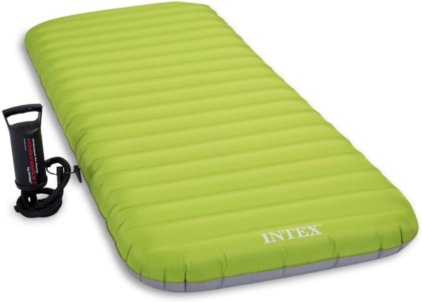 Intex Luftbett Luftmatratze 64780 "Roll n Go" (76x191x13cm), inklusive Handpumpe
