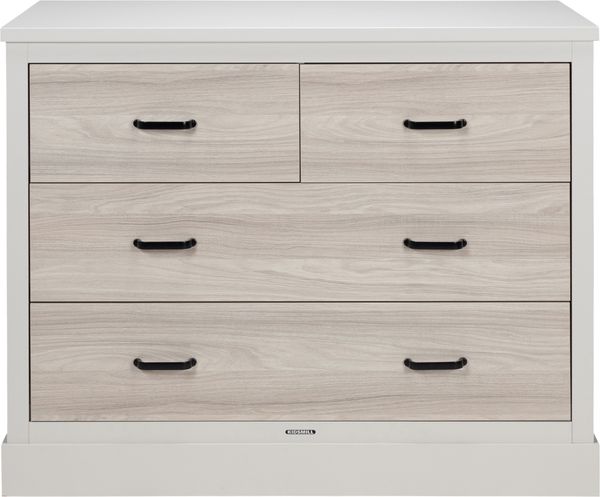 Kidsmill Newport Kommode inkl. Schwarze Griffe - O - Material: Plattenmaterial - Babypark. de