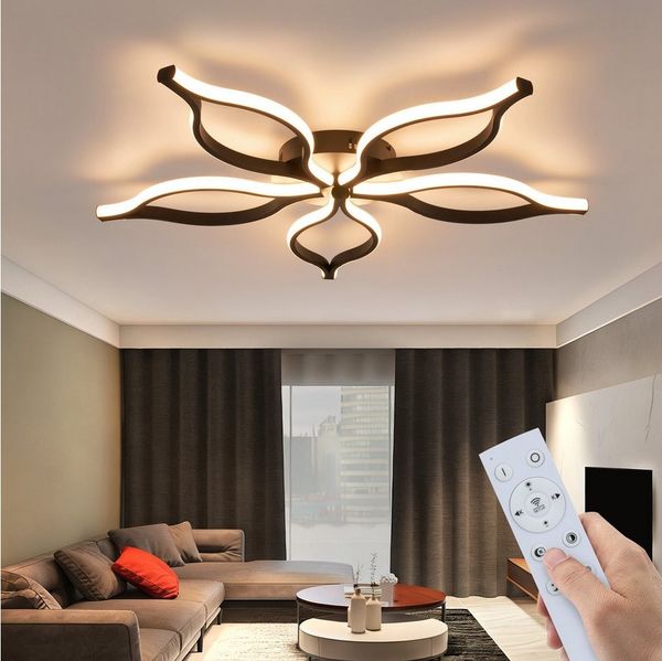 ZMH LED Deckenleuchte Wohnzimmer Deckenlampe - 80CM Wohnzimmerlampe 75W