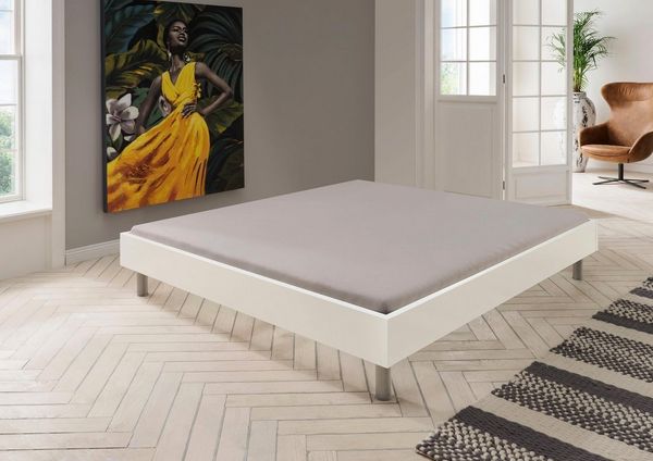 Wimex Bett Easy, große Auswahl an Größen und Farben, auch in Komforthöhe (Made in Germany), ohne Kopfteil, ideal unter Dachschrägen oder Fenster