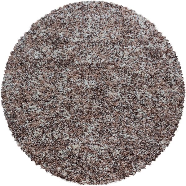 Ayyildiz Teppiche Hochflor-Teppich Enjoy Shaggy, rund, Höhe: 50 mm, melierter Langflor, Wohnzimmer