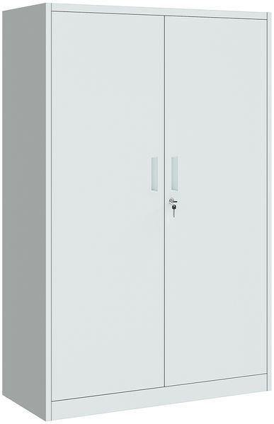 STEELSØN 'Regulus' Aktenschrank, Metall, hellgrau, 140x90x40cm, abschließbar, Metallschrank mit 4 Fächern, geeignet als Werkzeugschrank Bild 13