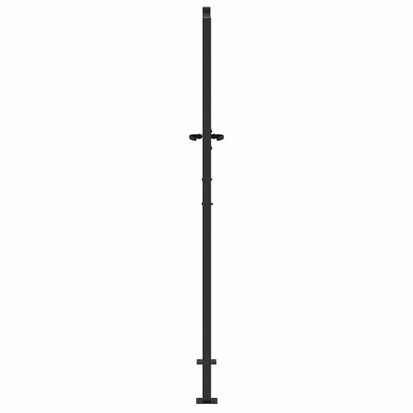 vidaXL Gartentor Schwarz 110 x 205 cm Pulverbeschichteter Stahl 42015888 Bild 5
