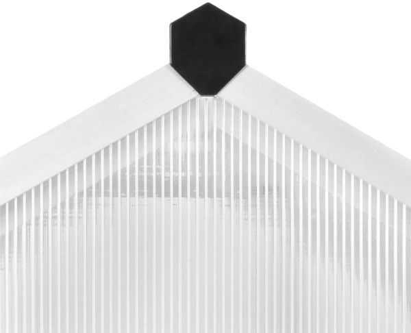 vidaXL Gewächshaus Aluminium 362x190x195 cm 13,41 m³ 45216 Bild 8