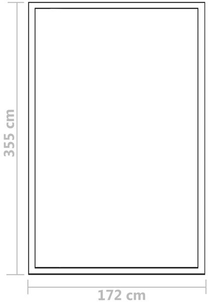 vidaXL Gewächshaus Aluminium 362x190x195 cm 13,41 m³ 45216 Bild 11