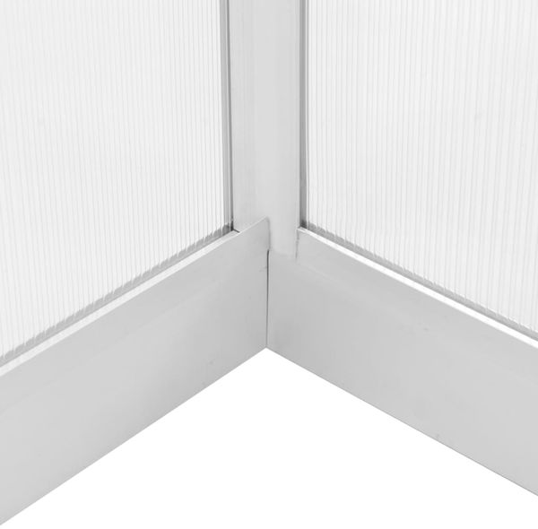 vidaXL Gewächshaus Aluminium 362x190x195 cm 13,41 m³ 45216 Bild 9