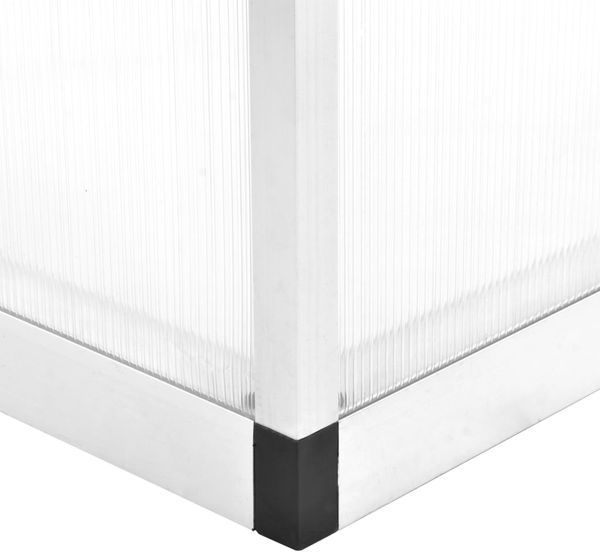 vidaXL Gewächshaus Aluminium 362x190x195 cm 13,41 m³ 45216 Bild 7