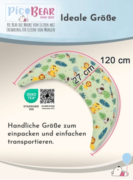 pic Bear Ersatzbezug für Stillmond, Spots Flamingo Jersey : Spots Flamingo Jersey Bild 2