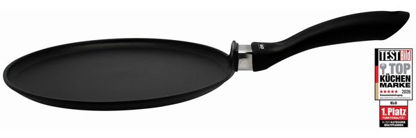 Elo Crêpepfanne Alucast 28cm, Aluminiumguss (1-tlg), Induktion, Ø 28 cm
