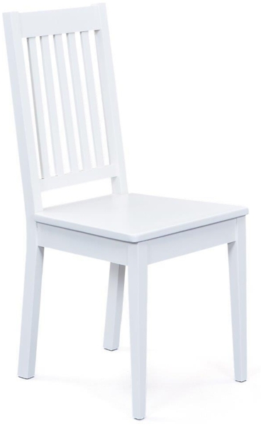 2er Set Stuhl WESTERLAND 7.1 Buche Massivholz weiß lackiert
