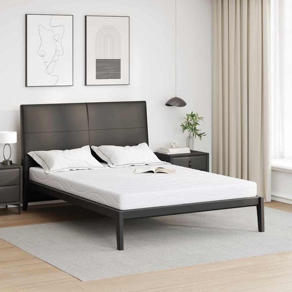 vidaXL Matratze Weiß 140 x 200 cm Jacquard-Stoff 4106318
