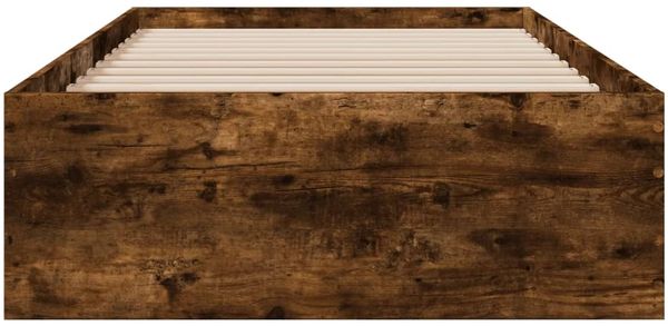 vidaXL Bettgestell mit Schubladen Räuchereiche 90x200cm Holzwerkstoff 3280430 Bild 4