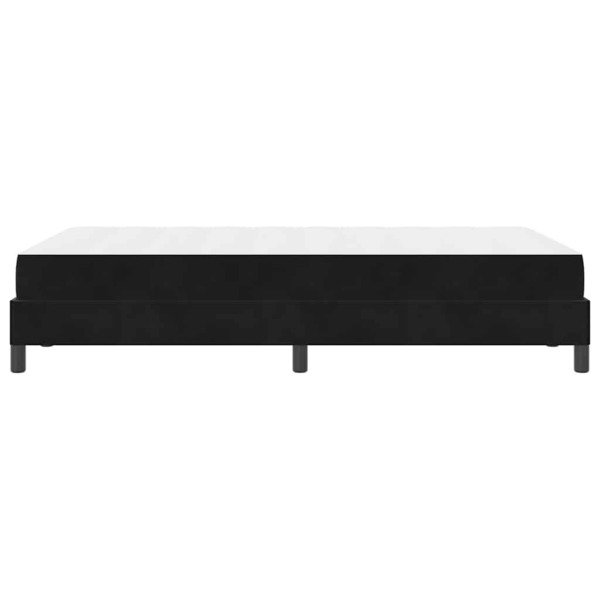 vidaXL Boxspringbett mit Matratze Schwarz 120 x 190 cm Stoff 3398679 Bild 8