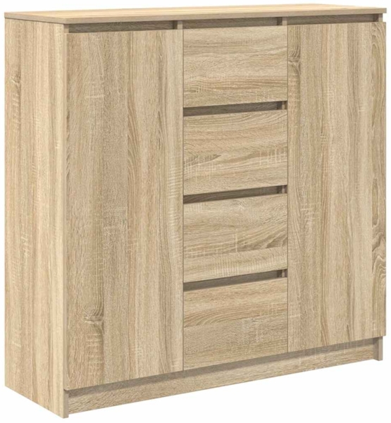 vidaXL Sideboard mit Schubladen Sonoma-Eiche 100,5x35x98,5 cm 3328455
