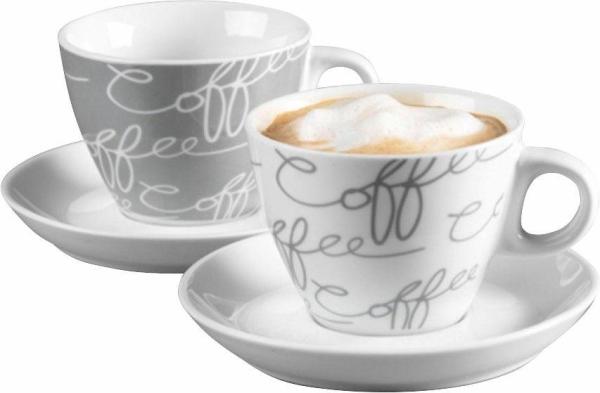 Ritzenhoff & Breker CORNELLO Cappuccino Set grau 4-teilig