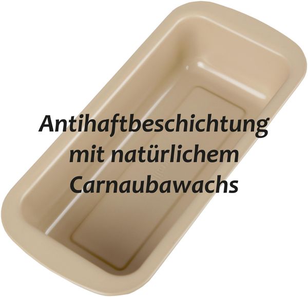 Terraillon Brotbackform Kastenform 25 x 11 x 6cm, antihafteschichtet aus Carnauba Wachs, klassische Backform, Stahl Bild 5