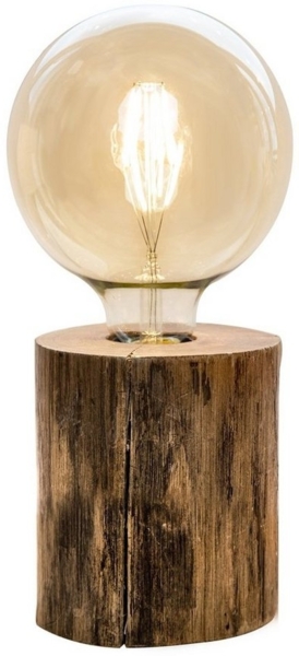 Nino Leuchten Tischlampe Wohnzimmer Tischleuchte Schlafzimmer Holz Glas 51760146