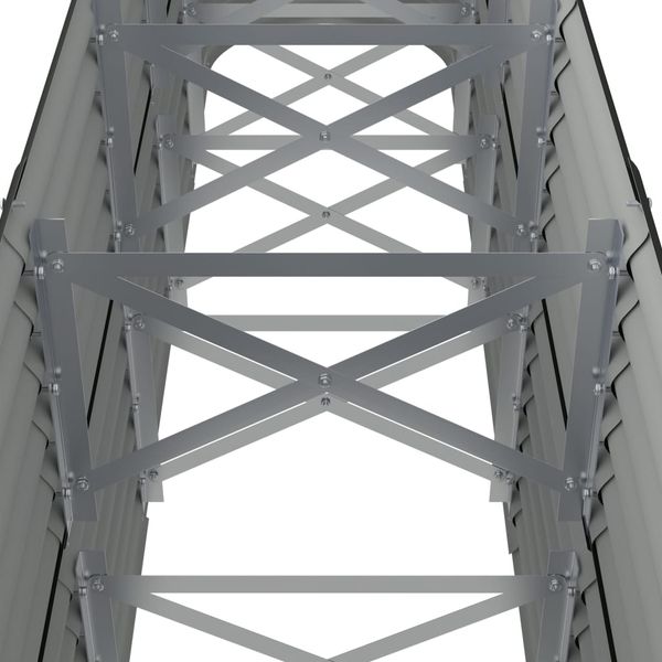 vidaXL Hochbeet Verzinkter Stahl 224x40x68 cm Anthrazit 318901 Bild 5