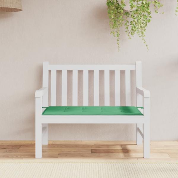 vidaXL Gartenbank-Auflage Grün 120x50x4 cm Oxford-Gewebe 43206