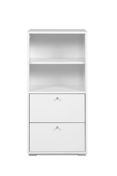 Regal >Fyn< in Weiß - 46x96,5x33,5cm (BxHxT) Bild 2