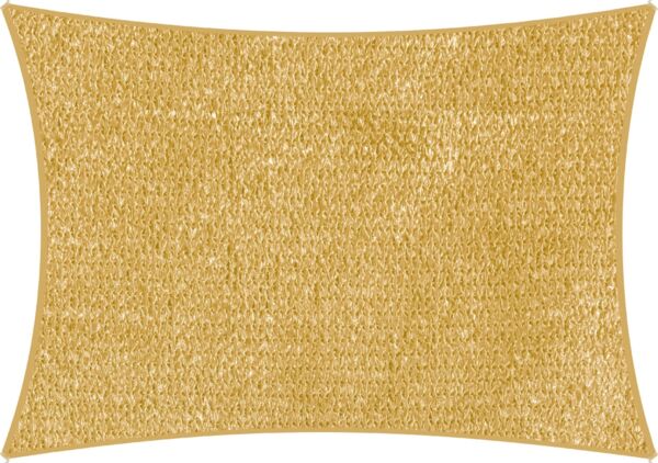 Sonnensegel Teneriffa viereckig, ca. 360 x 250 cm natur