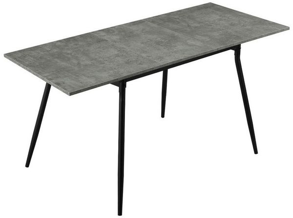 B&D home Esstisch LIO, Metallgestell schwarz oder weiß, ausziehbar, 4-6 Personen
