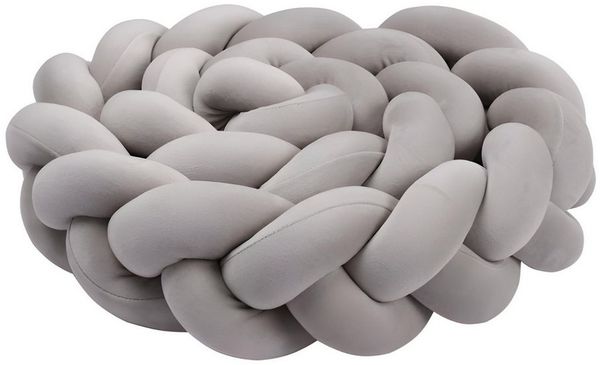 Norvéa Home Nestchenschlange Bettschlange geflochten, Baby Nest, Bettumrandung Baby Bett, 2m, Babynest engmaschig geflochten, Nestchenschlange für Ihr Babybett