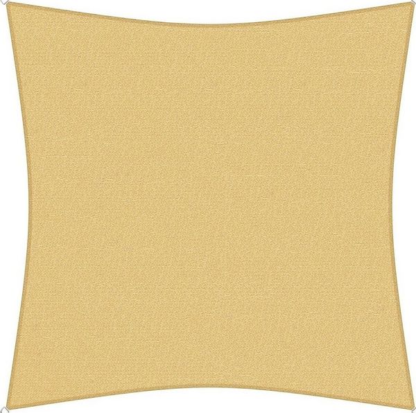 sunprotect Sonnensegel 4 x 4 m Quadrat, ideal für Garten, Balkon & Terrasse