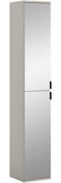 Home affaire Mehrzweckschrank TRONDHEIM, Höhe 193 cm, 2 Spiegeltüren, 6 Fächer, 4 Einlegeböden (Türanschlag wechselbar, in verschiedenen Farben erhältlich) Schrank, Hochschramk, Mehrzweckschrank, Universalschrank, Flur, Diele