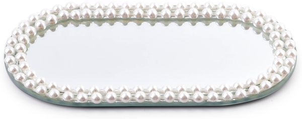 Dekoständer spiegel Mondex Margot Pearl 20x10x1 perlmutt 1pc