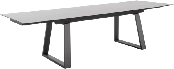 Esstisch Narbonne - ausziehbar - Keramik Hellgrau