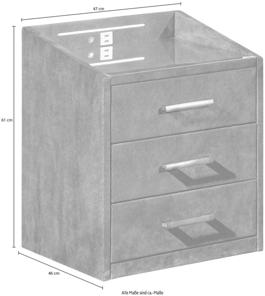 set one by Musterring Nachtkonsole Richmond Bild 3