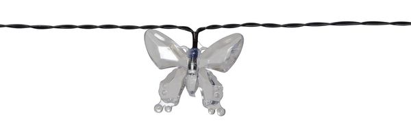 LED-Solar-Lichterkette "Papillon", 15 ww LED