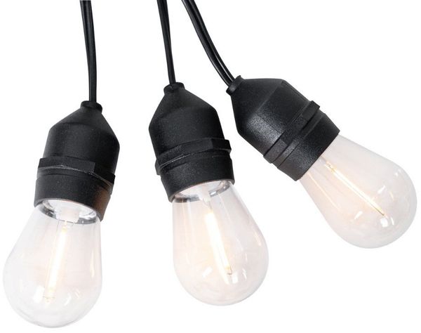 Qazqa Außen-Stehlampe Chill, LED wechselbar, LED module, Transparent, Modern, Kunststoff, 10-flammig