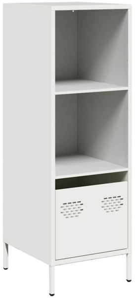 vidaXL Highboard Weiß 35x39x103,5 cm Stahl 851381