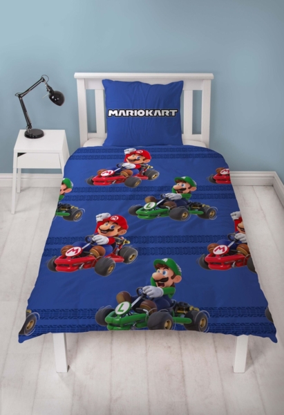 Super Mario Bettwäsche Set aus Microfaser für Kinder – 140x200 cm Bettbezug & 70x70 cm Kissenbezug Bild 4